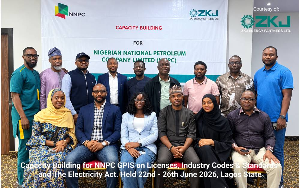 Workshop on Licences, Industry Codes & Standards and The Electricity Act for the NGPIS held 22nd - 26th June 2026, Lagos State